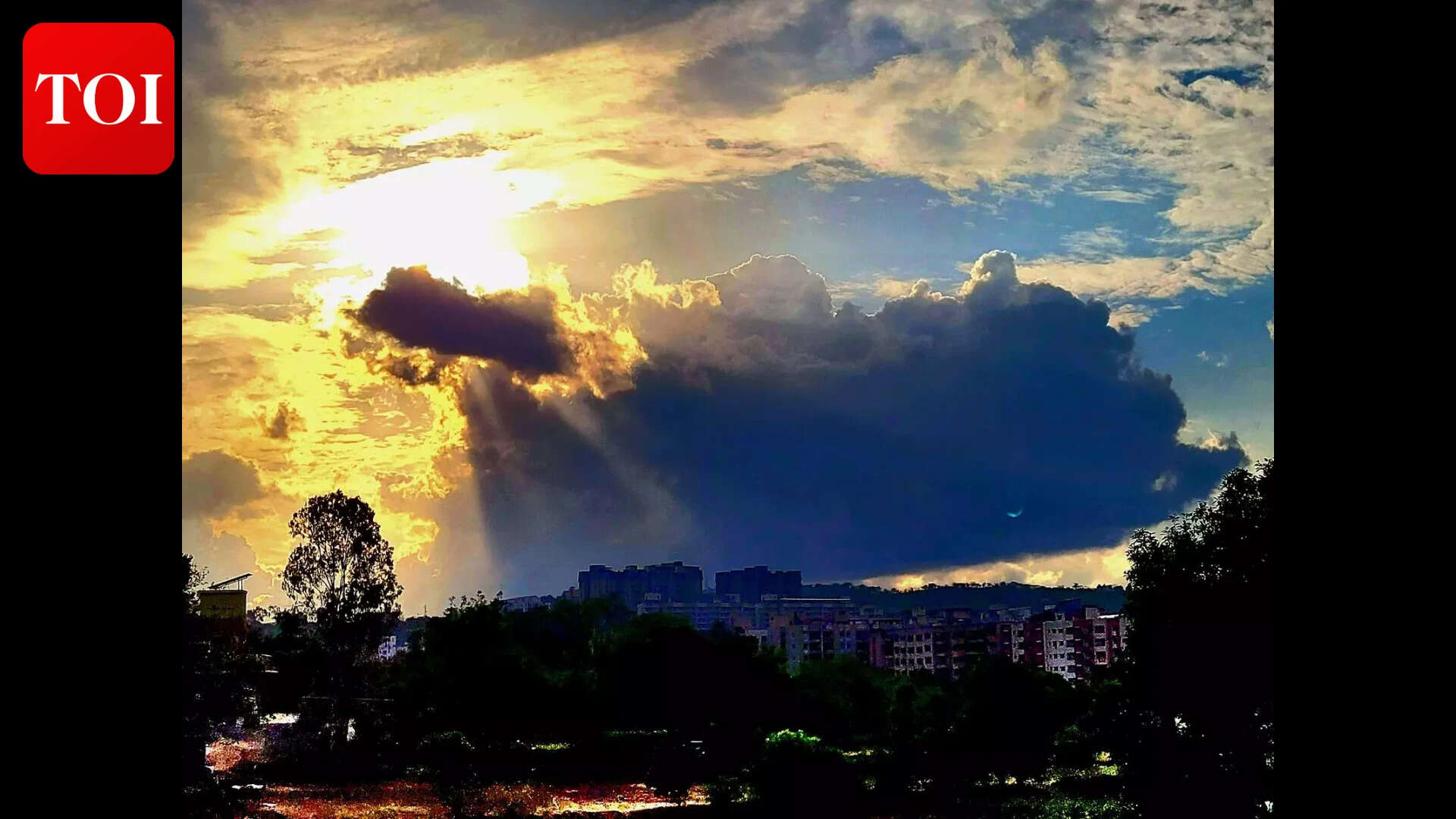 Clouds over Pune city