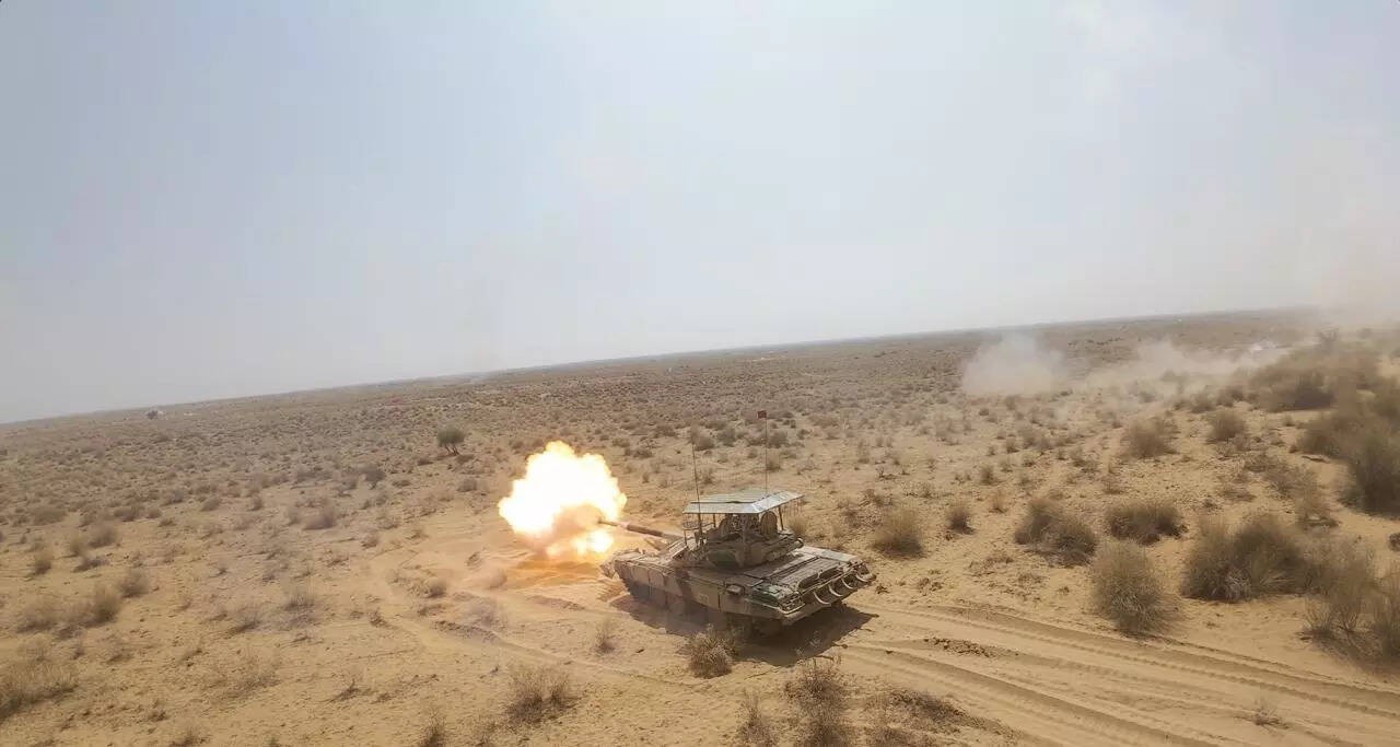 Pokhran firing range.