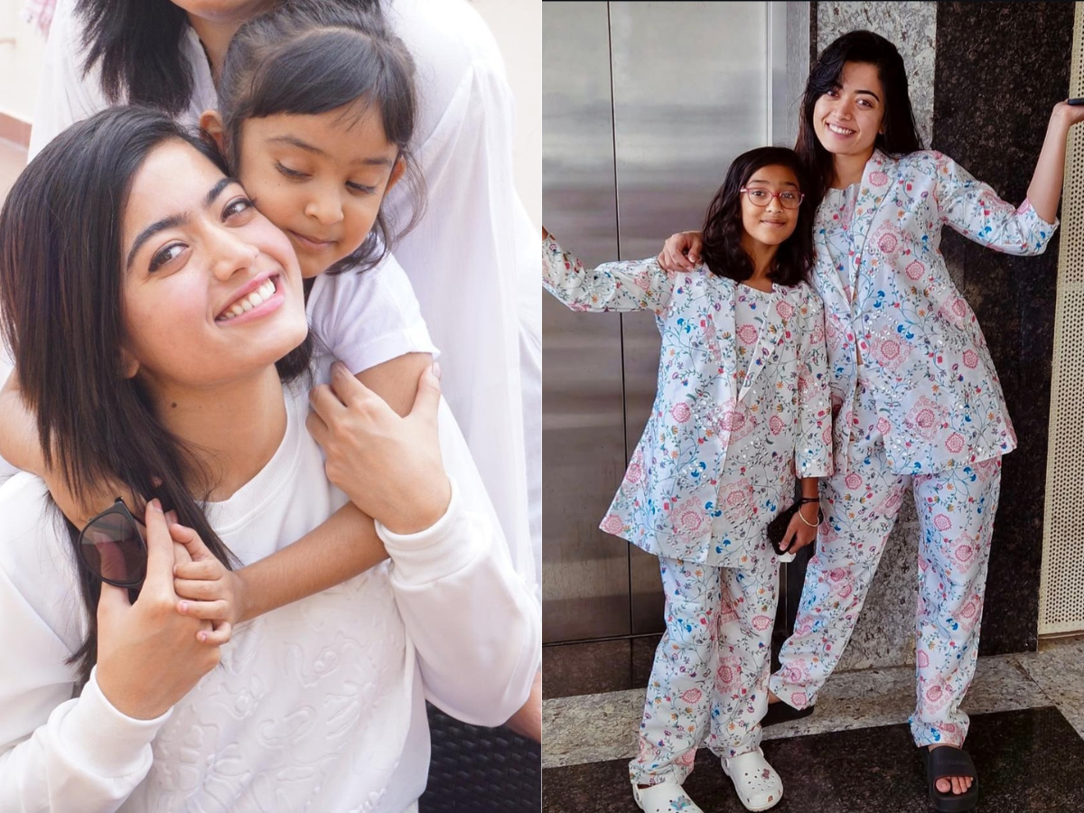 சகோதரி ஷிமானுடன் ரஷ்மிகா மந்தனா