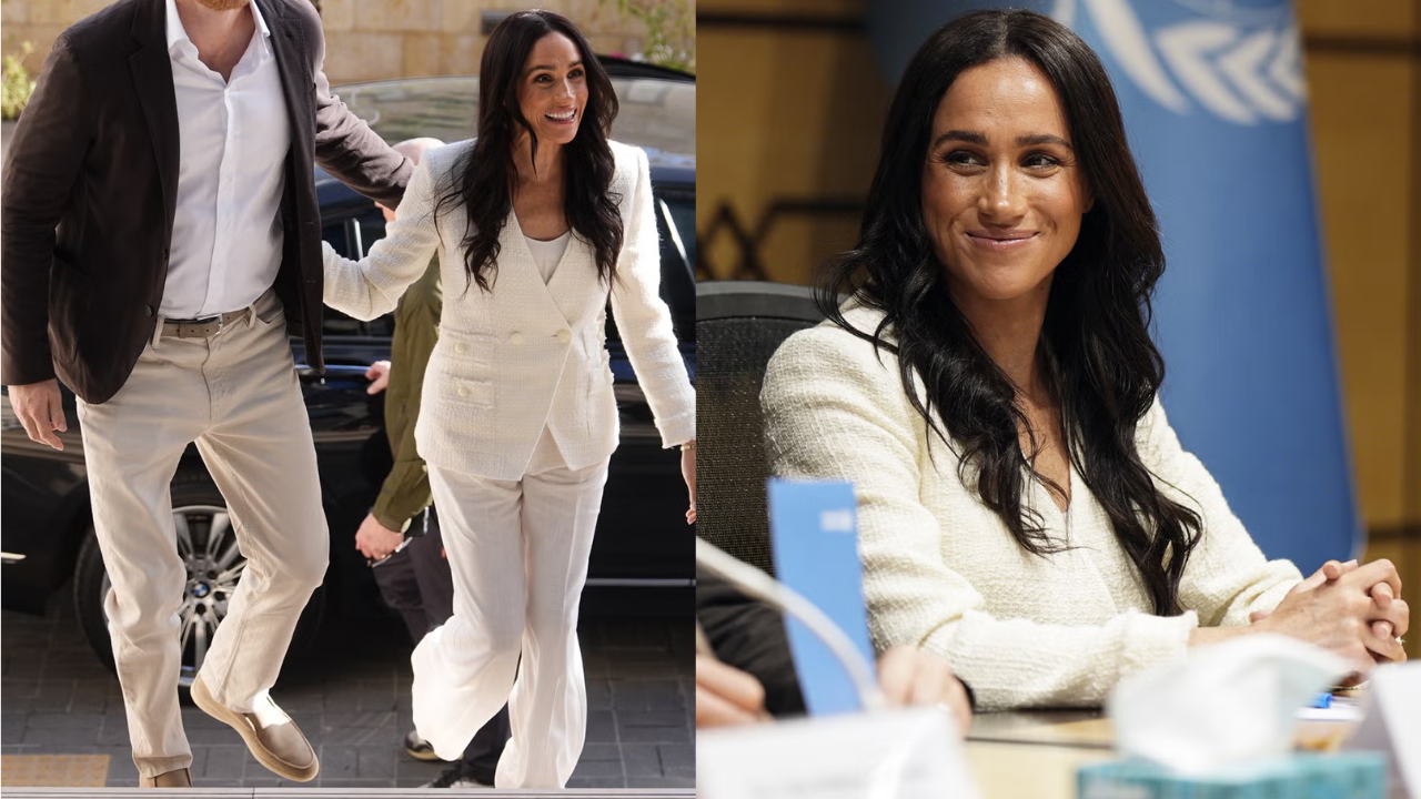 (Image Credits: Instagram) Meghan Markle’s Jordan Wardrobe Takes an Edgy Turn