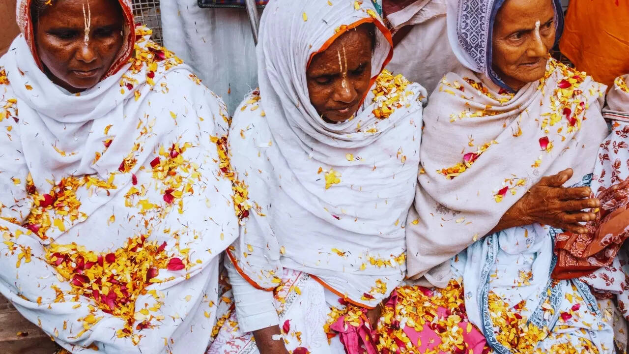 Widow’s Holi in Vrindavan