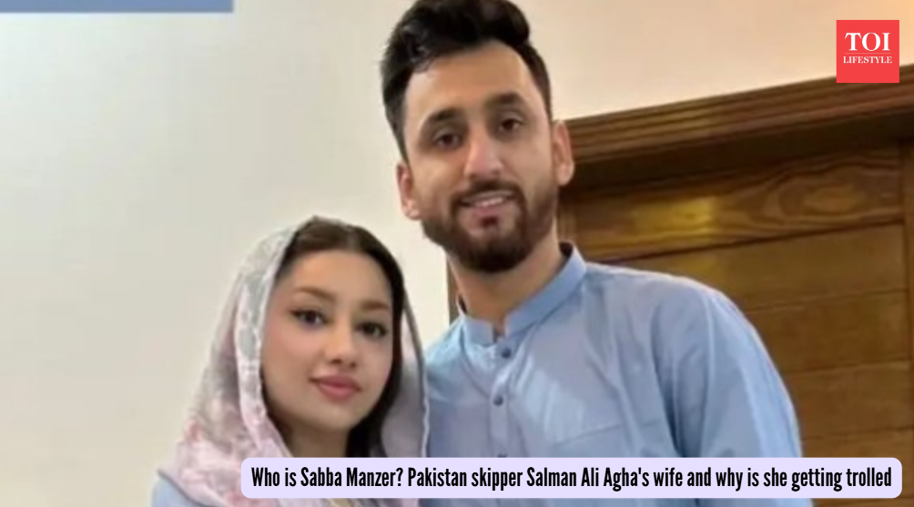 Who is Sabba Manzer? Pakistan skipper Salman Ali Agha's wife and why is she getting trolled