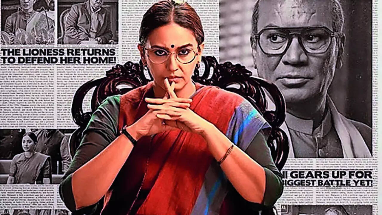 Huma Qureshi as Rani Bharti in the show Maharani