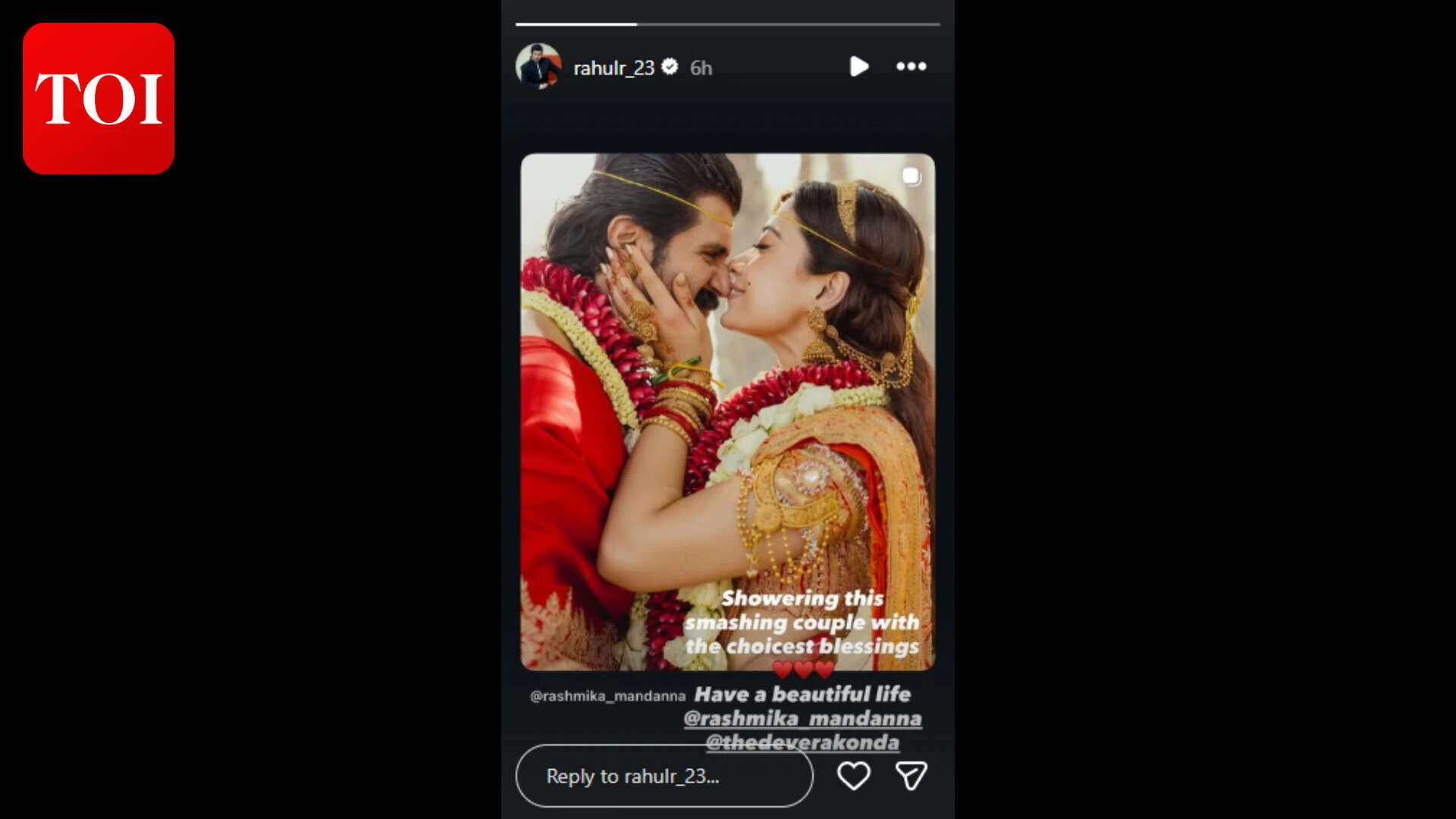 Rahul Ravindran IG story