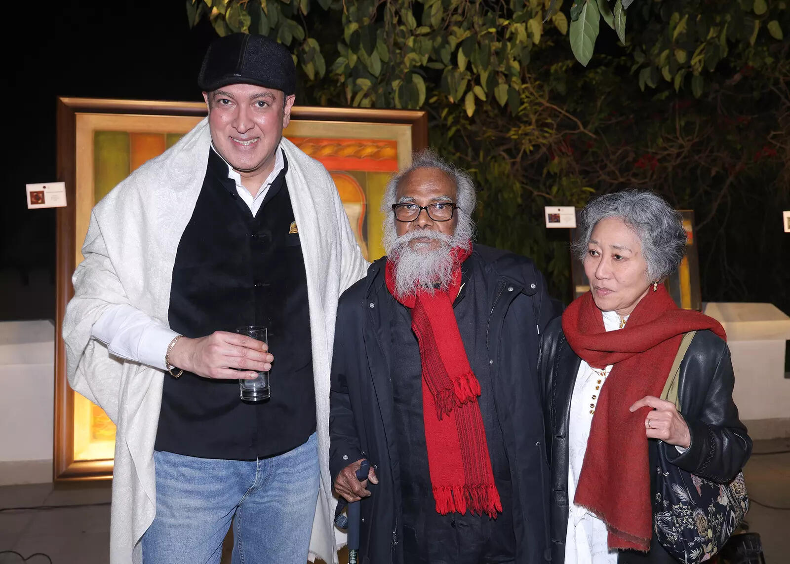 Vikram Mayor, Akkitham Narayanan and Sachiko