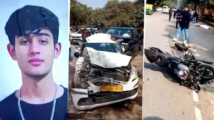 Dwarka SUV crash:  A 23-year-old Sahil Dhaneshra motorcyclis was killed after a speeding SUV, allegedly driven by a 17-year-old mino