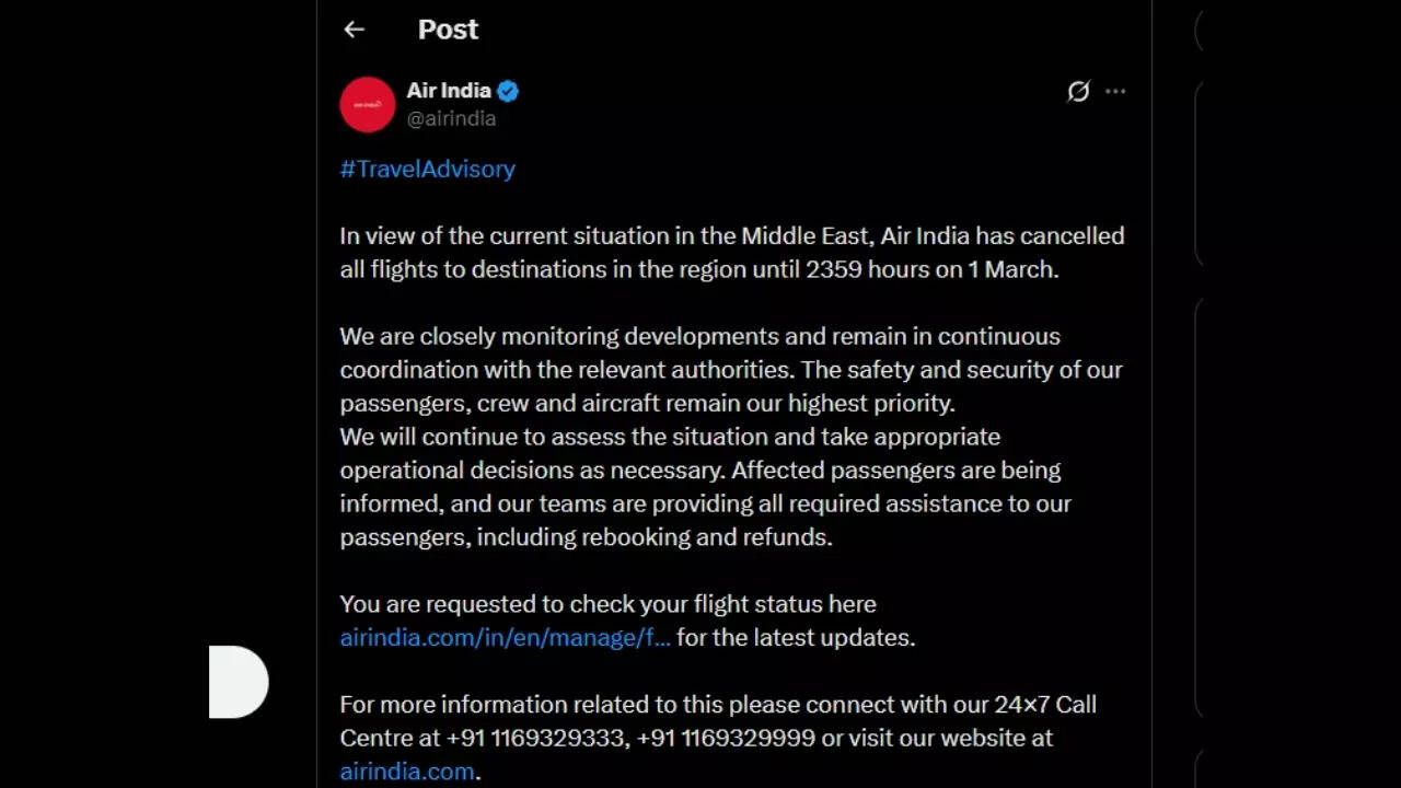 Air India on X Air India on X