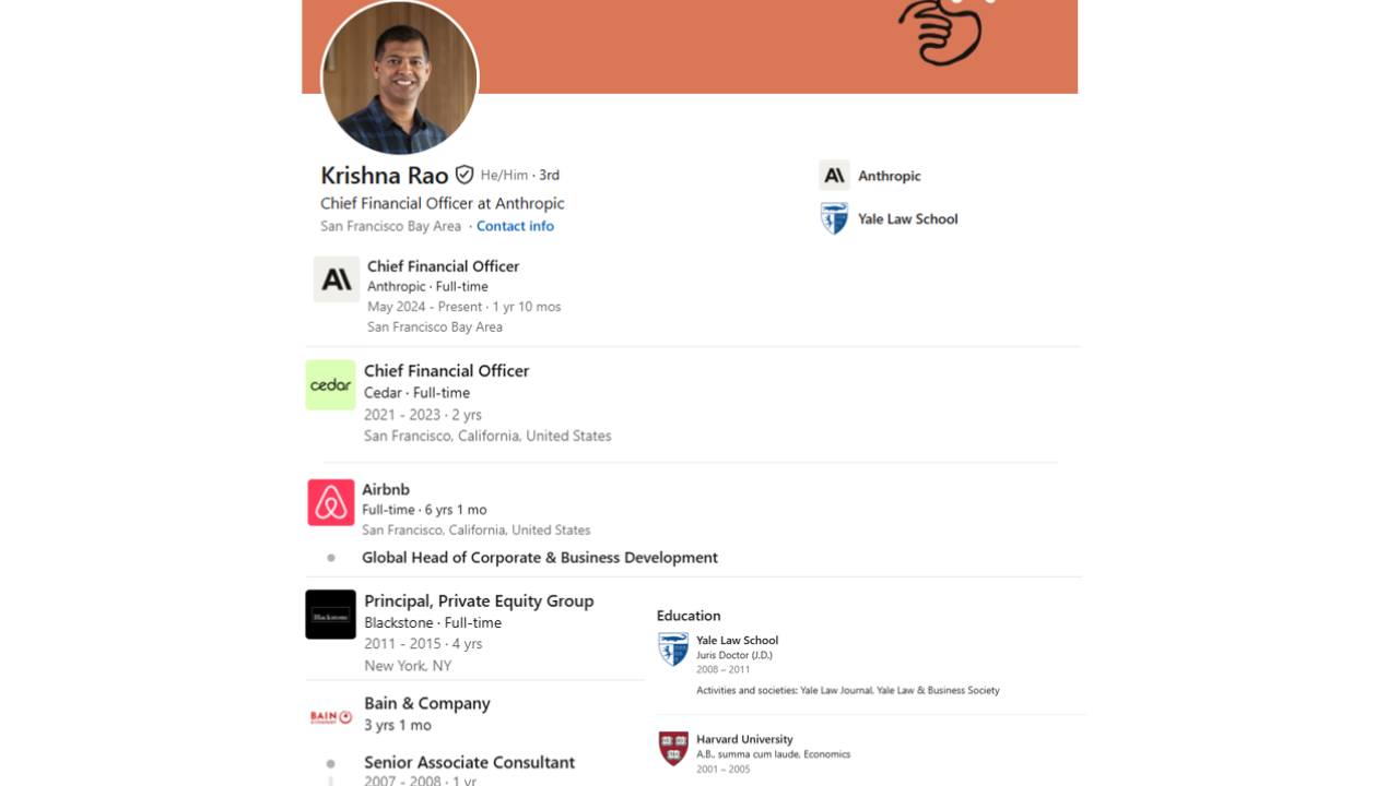 कृष्णा राव का असाधारण करियर पथ