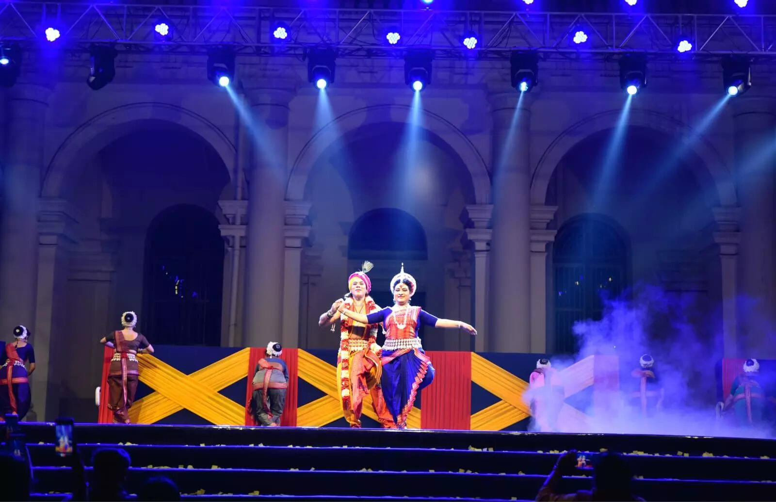 Vibrant celebration of Vasanta Utsav 2026 at the historic Indian Museum, curated and led by eminent Odissi exponent Dona Ganguly_5