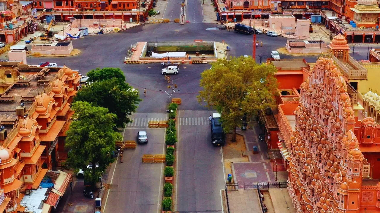 Inside old Walled City of Jaipur