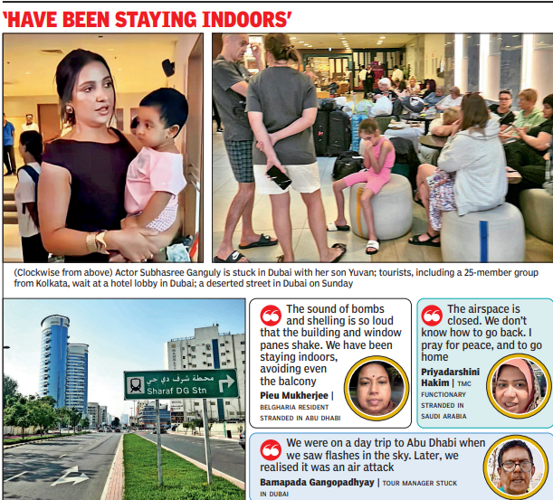 Kolkatans stranded in Middle East