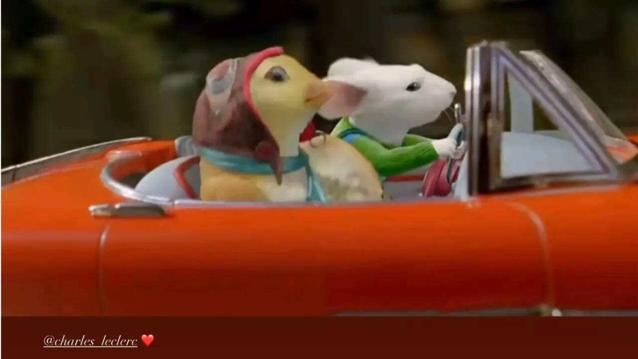 Alexandra Leclerc shared a Stuart Little 2 still on Instagram. Stuart Little 2