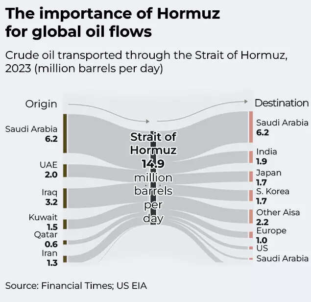 Importance of Hormuz global oil flows