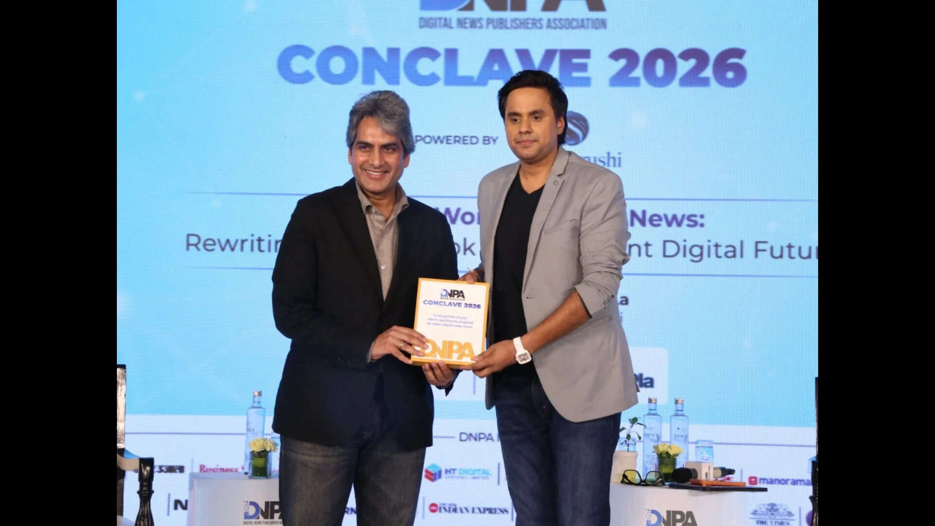 Sudhir Chaudhary looks back at TV news revolution, digital shift and AI debate at DNPA Conclave 2026<br><br>
