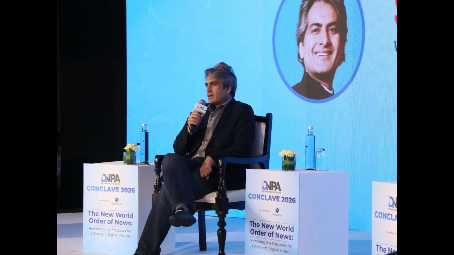 Sudhir Chaudhary looks back at TV news revolution, digital shift and AI debate at DNPA Conclave 2026<br><br>