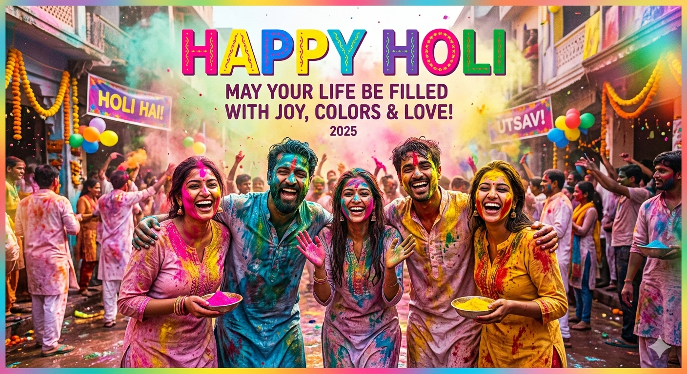 Happy Holi 2026 wishes
