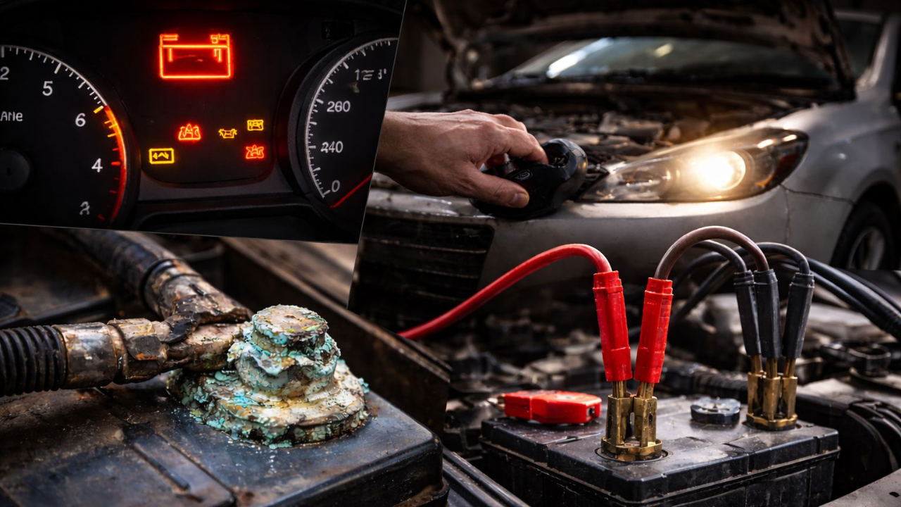 A failing car battery is one of the most common causes of unexpected breakdowns