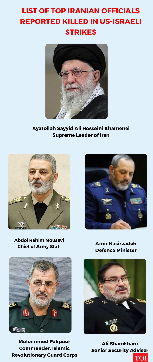 Iran officials killed