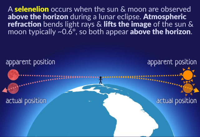 Selenelion (Photo: Flatearth.ws)