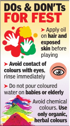 Celebrate Holi With Safety