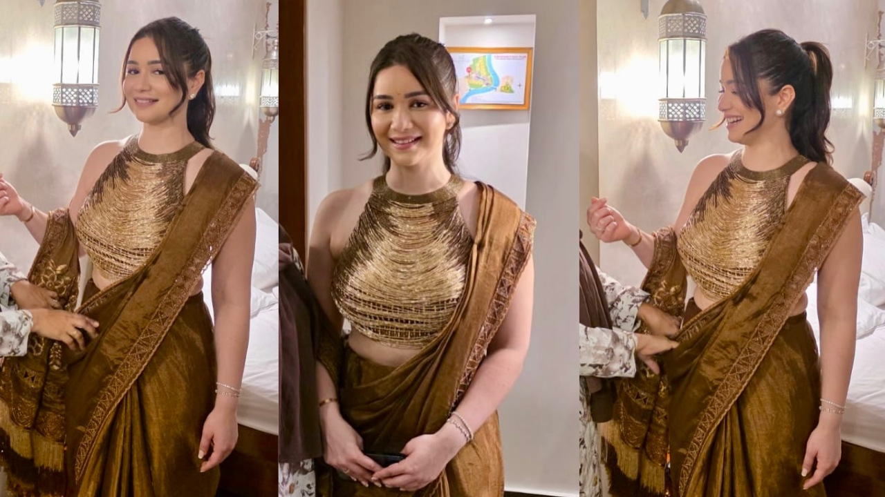 All Eyes On Sara Tendulkar&rsquo;s Radiant Bridesmaid Saree