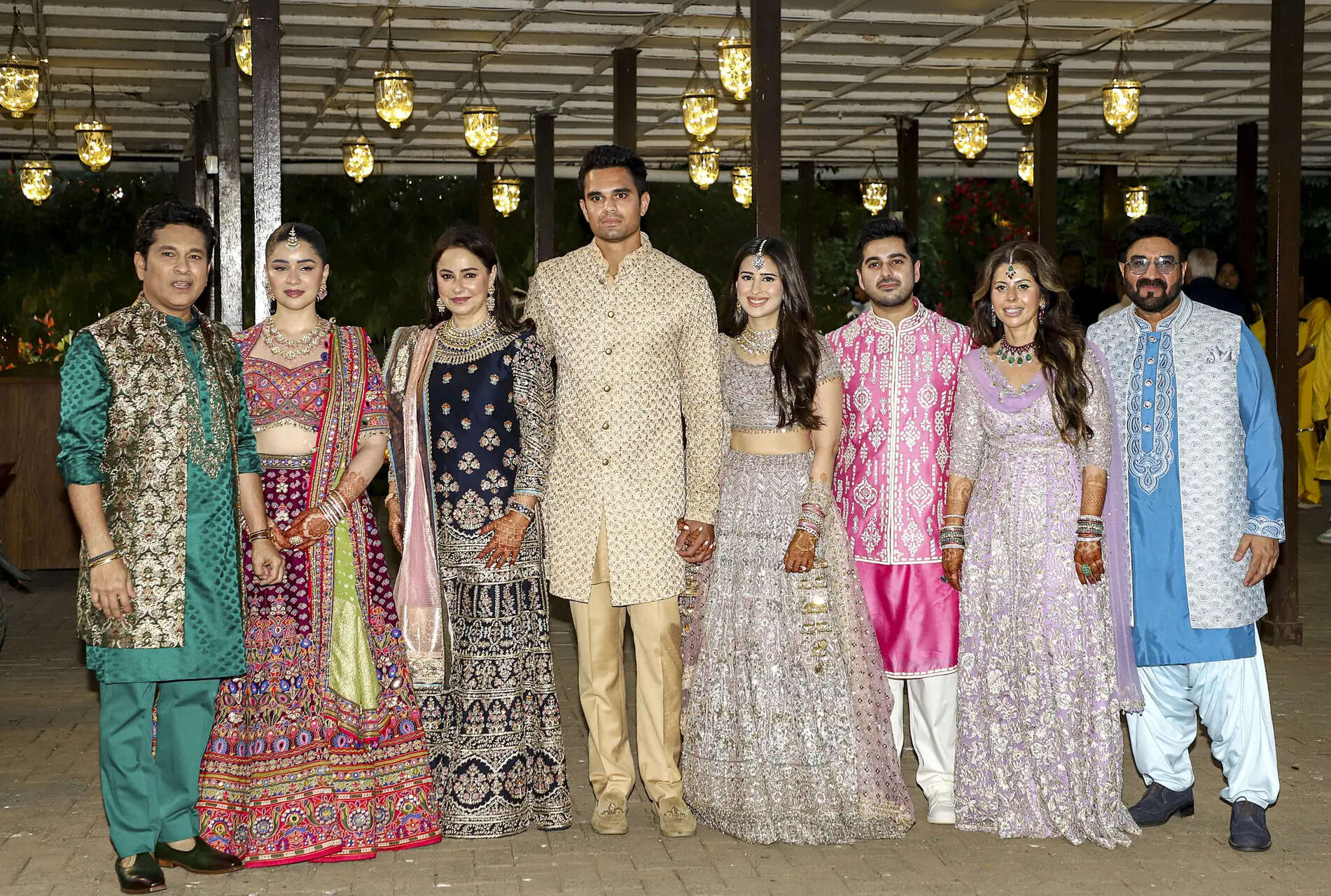 Arjun Tendulkar's mehendi and sangeet ceremony in Mumbai