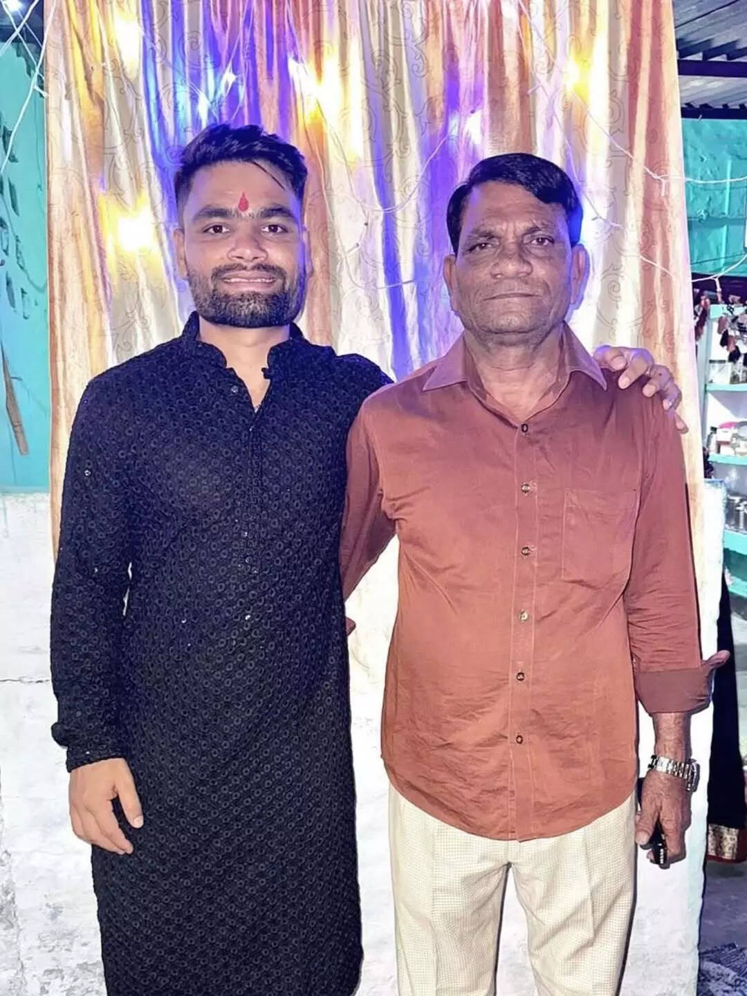 Rinku Singh and father