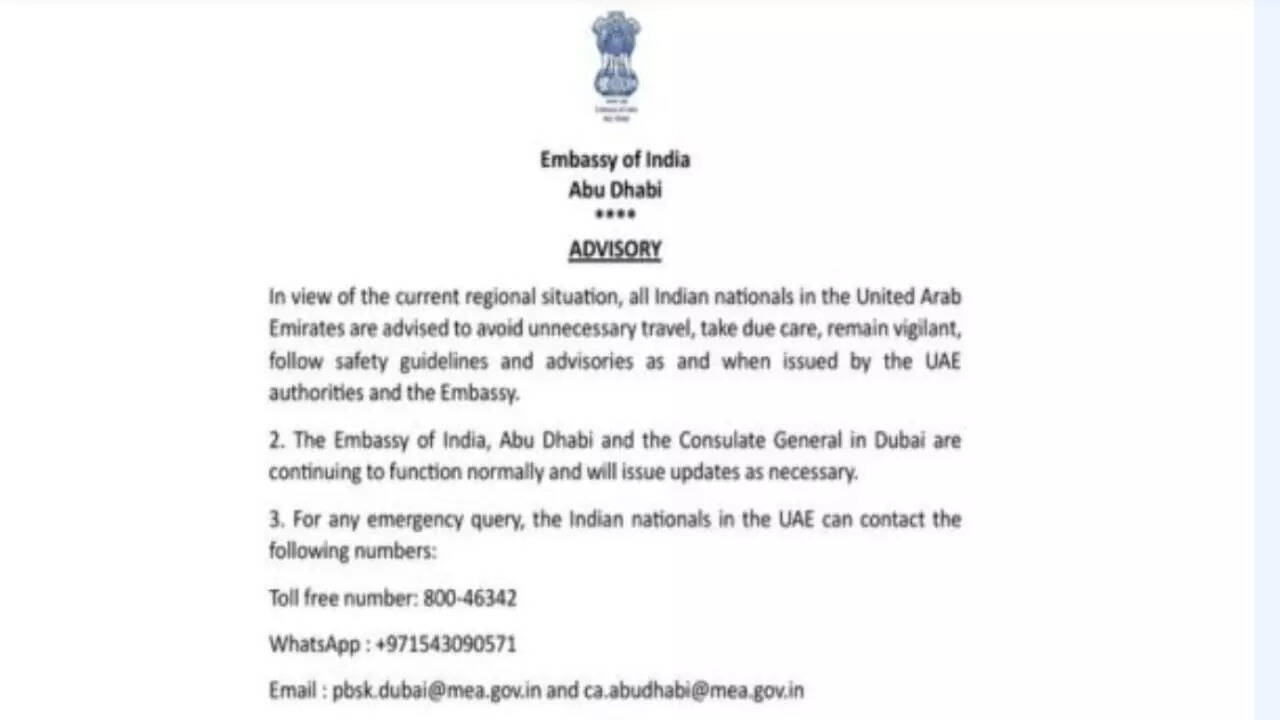 Embassy travel update