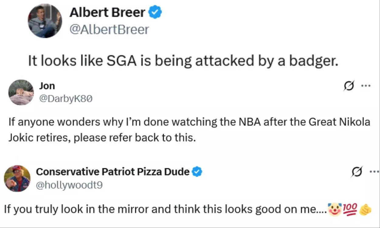 Fans reacted to SGA's coat