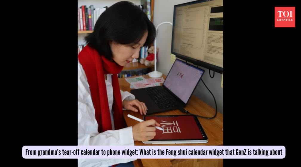 From grandma’s tear-off calendar to phone widget: What is the Feng shui calendar widget that GenZ is talking about