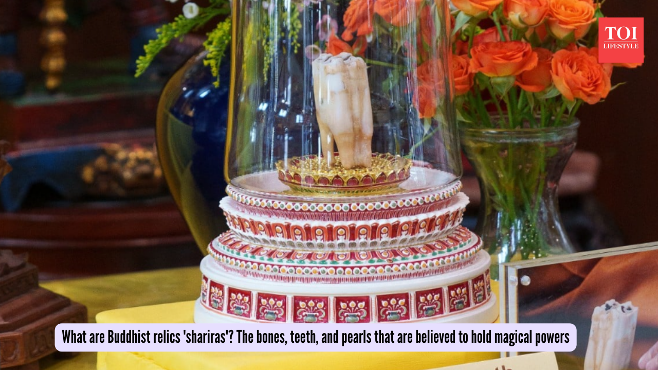 What are Buddhist relics 'shariras' The bones, teeth, and pearls that are believed to hold magical powers