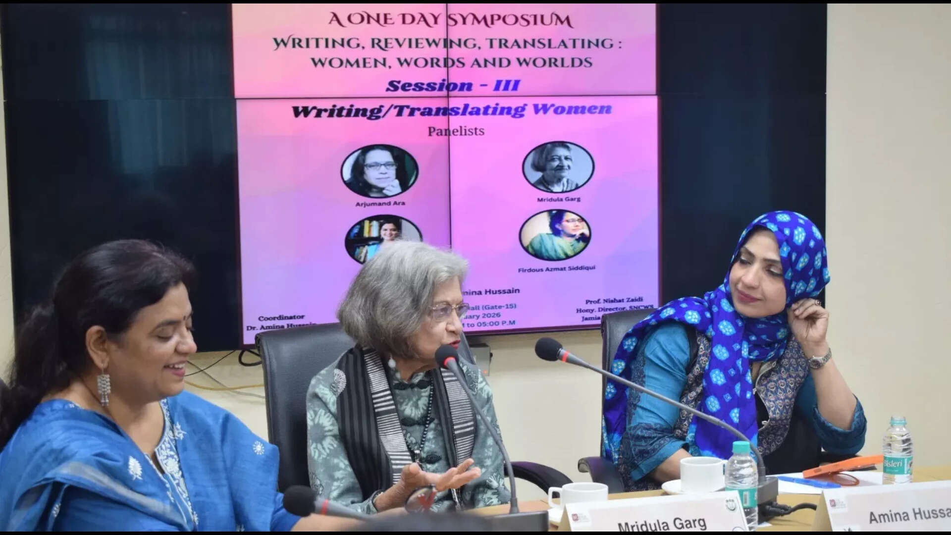 Session titled “Writing/Translating Women"