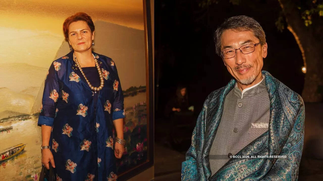 Lithuanian Ambassador Diana Mickevičienė and Japanese Ambassador Ono Keiichi