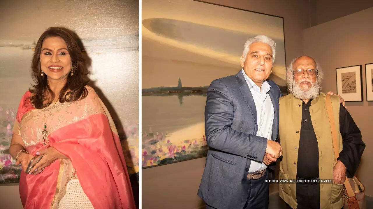 Raseel Gujral, Navin Ansal with Jatin Das