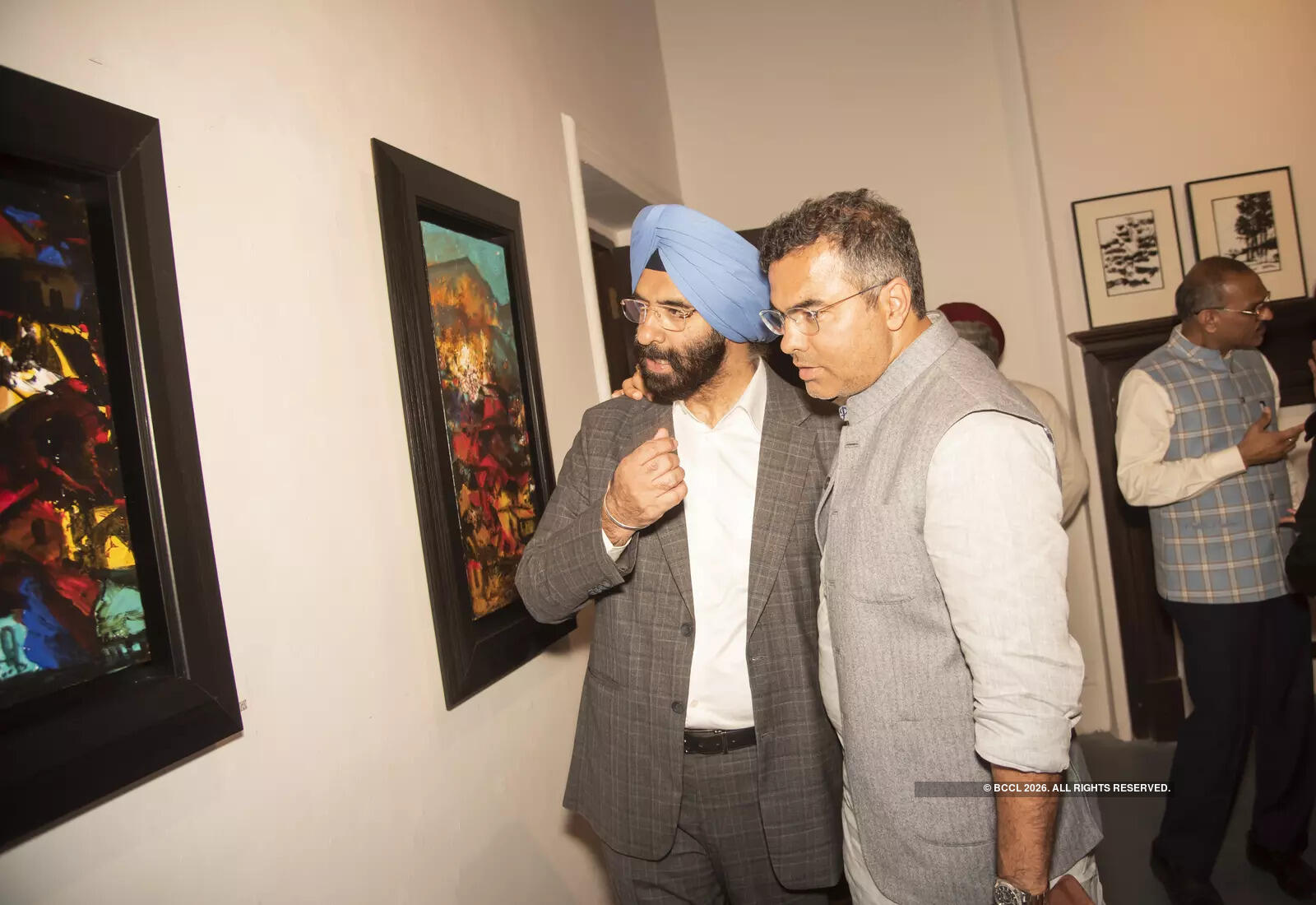 Manjinder Singh Sirsa with Parvesh Verma