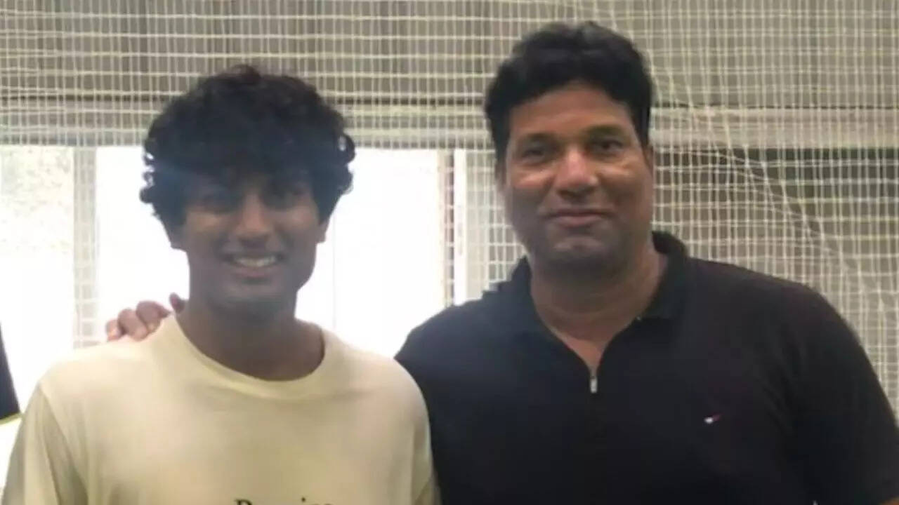 Syed Shahabuddin with Rachin Ravindra