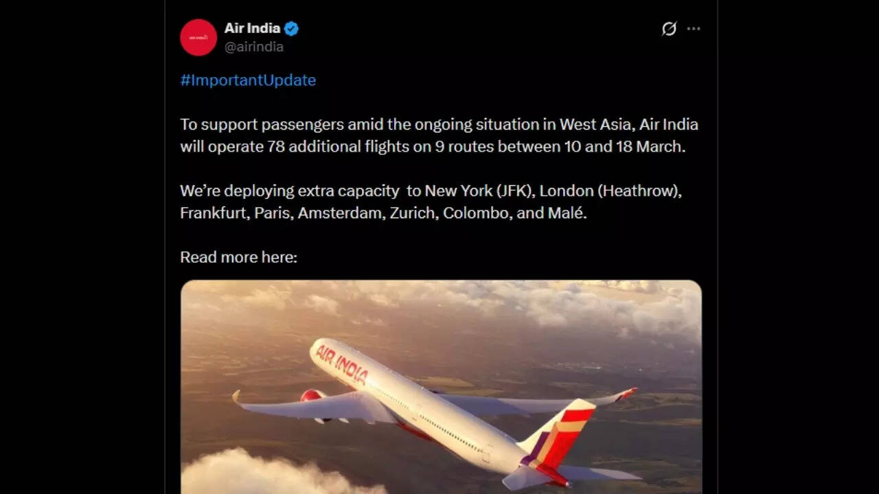 Air India on X Air India on X