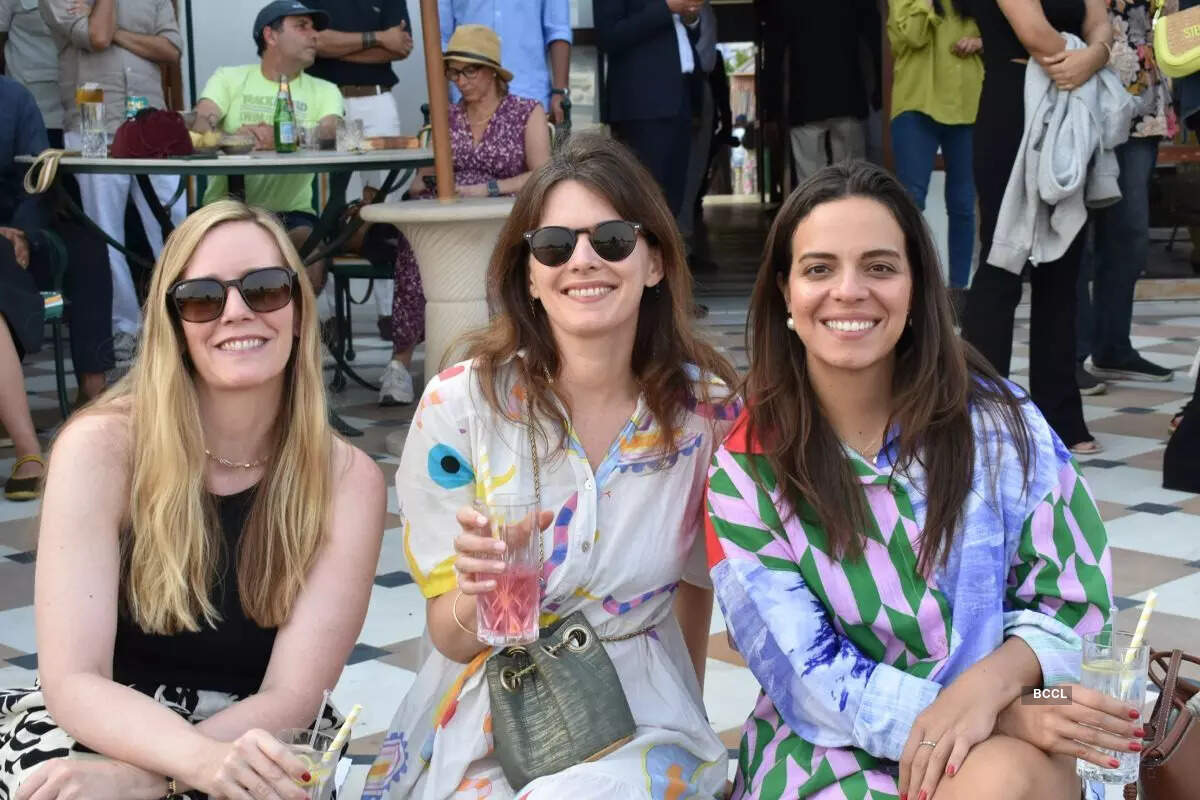 Polo enthusiasts enjoying the thrilling match