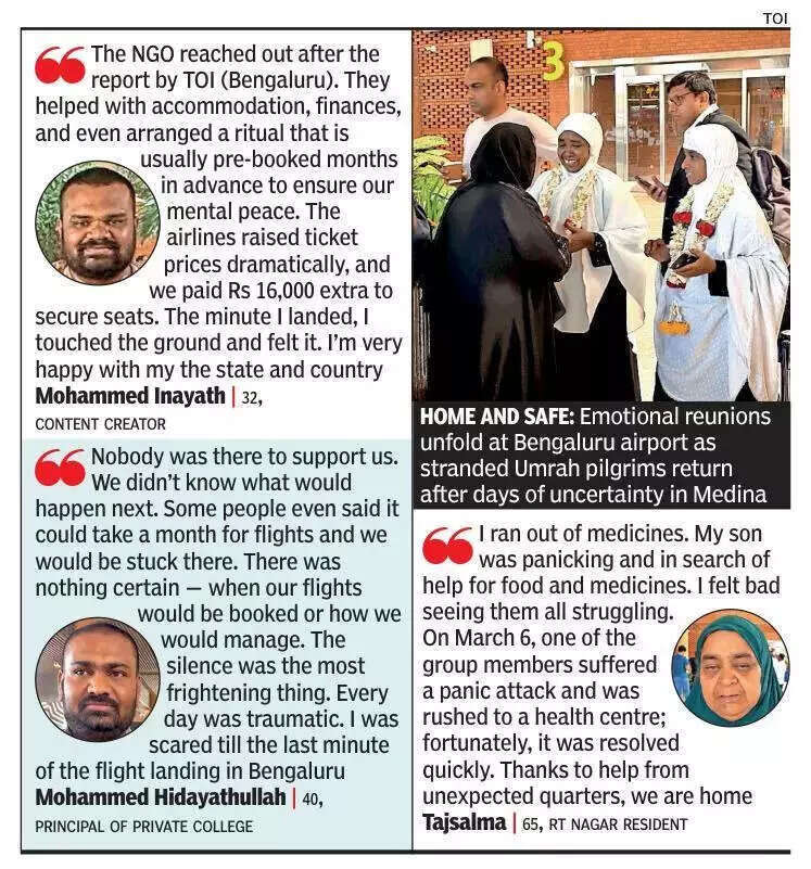 Pilgrims faced rising costs and medication shortages.