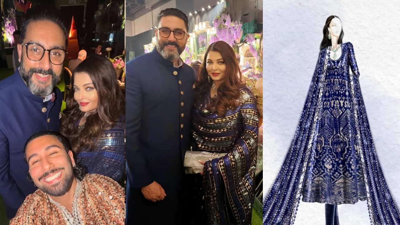 Aishwarya Rai Proves Blue Is Her Power Shade