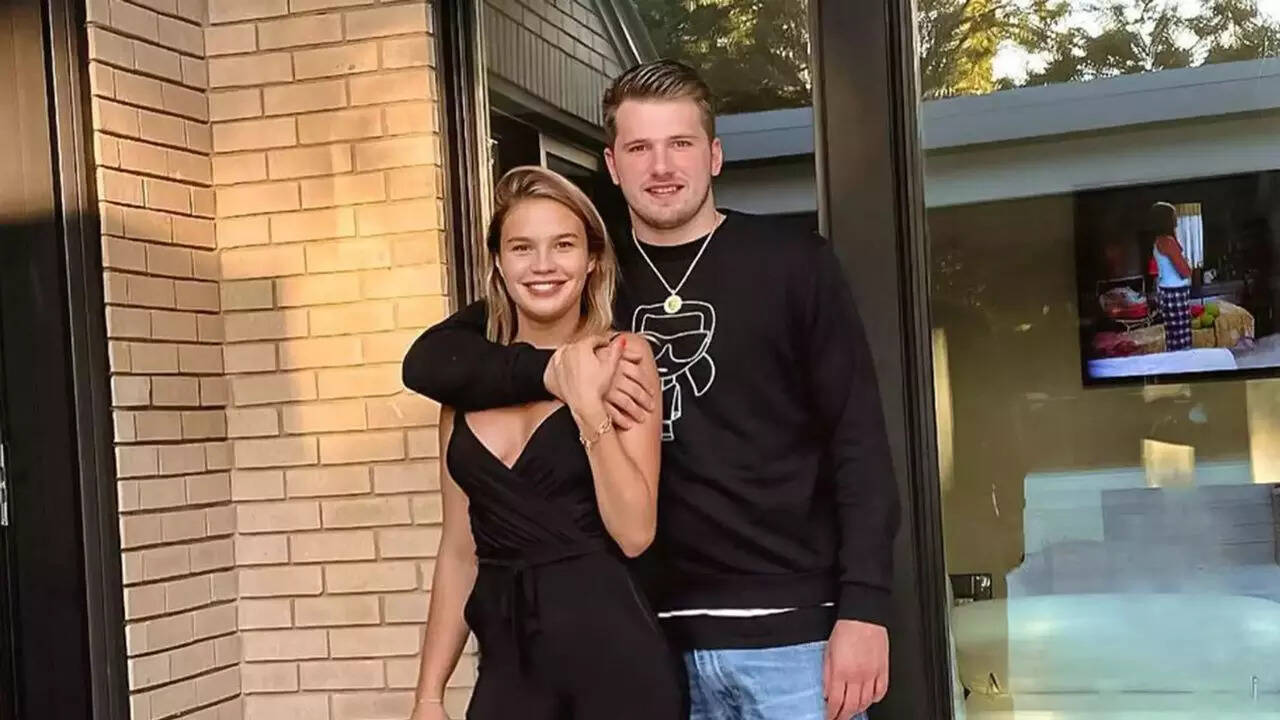 Anamaria Goltes and Luka Doncic