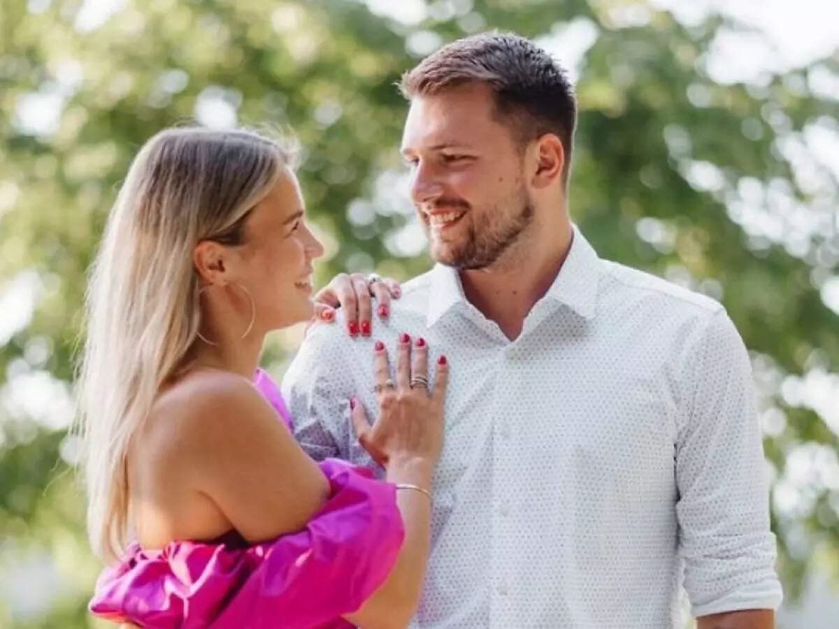 Anamaria Goltes and Luka Doncic