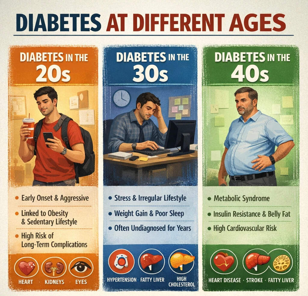 Diabetes in younger population