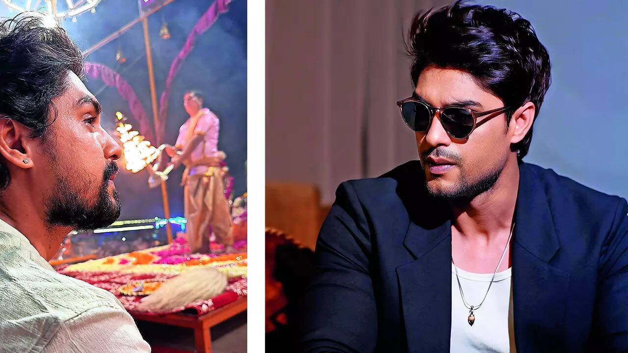 Ankit Gupta during Ganga Aarti