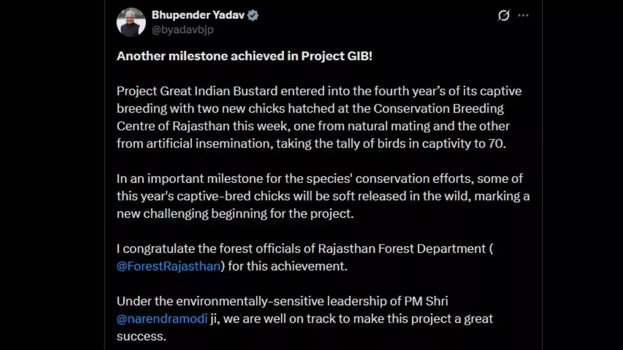 Bhupender Yadav on X Bhupender Yadav on X