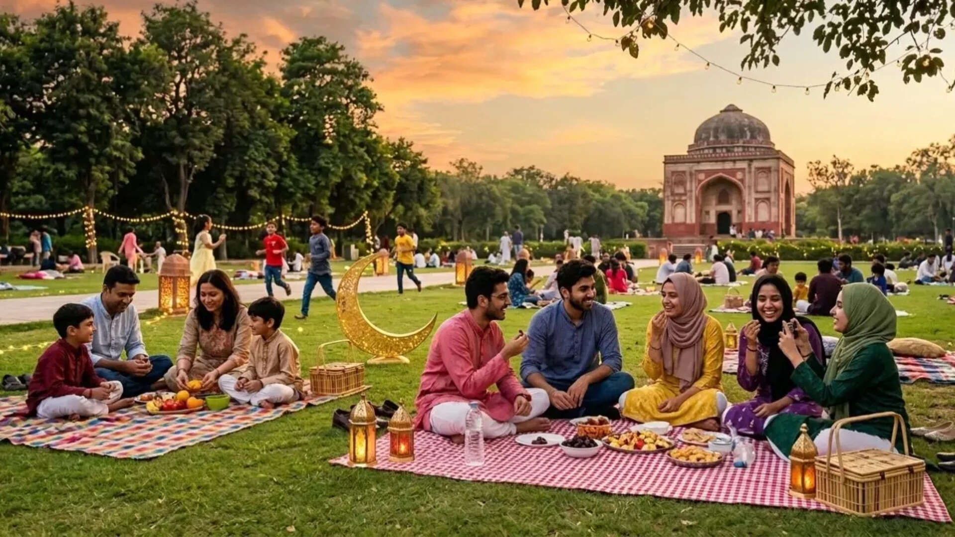 Ramzan evenings are finding a new rhythm – one where faith, food and friendship unfold under the open sky (AI image) Ramzan evenings are finding a new rhythm – one where faith, food and friendship unfold under the open sky