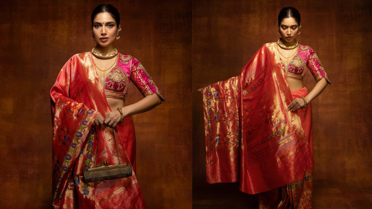 Bhumi Pednekar’s Paithani Moment