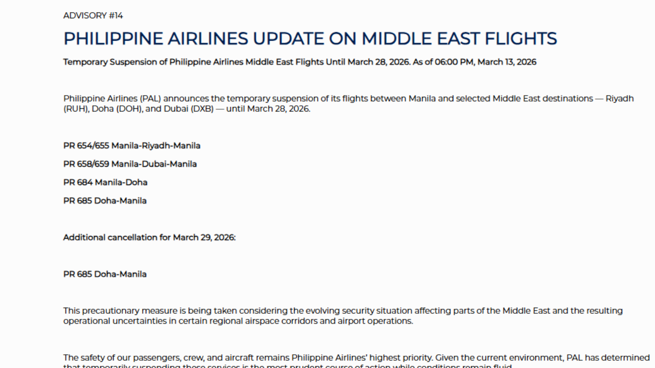 பிலிப்பைன்ஸ் விமான நிறுவனம்