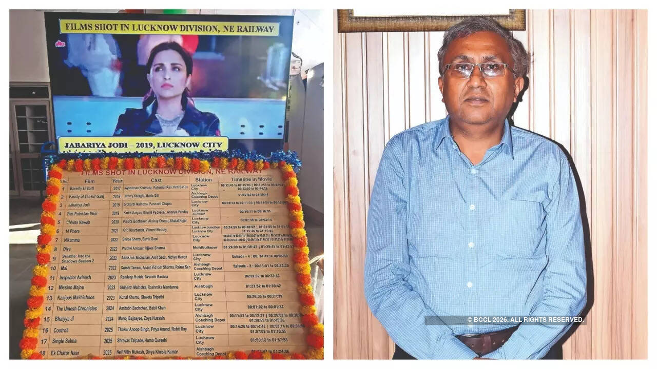 Parineeti Chopra's Jabaria Jodi was also shot at the Chhoti Line station (R) Gaurav Agarwal, DRM LJN, NER, Lucknow