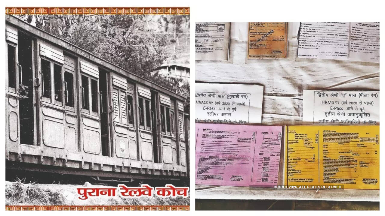 Old documents and tickets issued by the railways are also on display at the exhibition